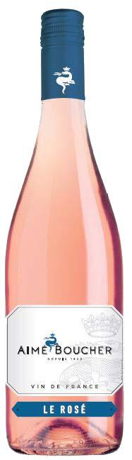 Le Rosé Vin de France Fine settling followed by a low temperature vinification (14-16 ) in order to reveal at best the varietal aromas.