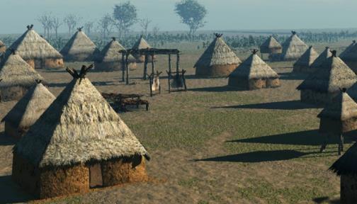 The Plains Village Farmers were almost identical to the Woodland Culture, but