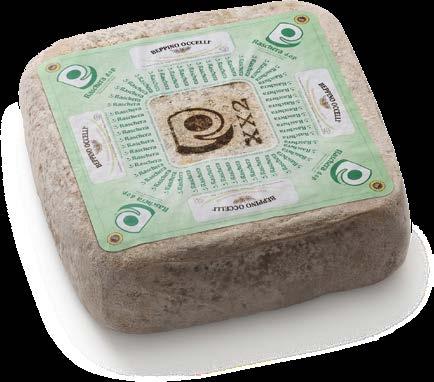 Castelmagno DOP di Alpeggio this is a cheese made from raw cow s milk with possible additions of sheep s or goat s milk and has been produced for centuries in the Grana Valley meadows at 1000 meters