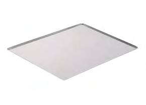 Aluminium baking tray - Special hard 1,mm-thick aluminium 7362.60 Straight edges 60 40 2 1, 1,14 This aluminium tray is specially designed for transmitting the cold in frozen food cabinets.