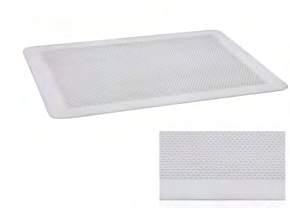 Perforated flat baking tray - hard 1, mm thick aluminium Code Désignation Lcm Wcm Th.mm 7368.30 special for mini domestic oven 30 20 1, 7368.