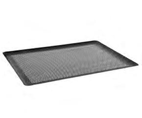 60 Perforated ø 3 mm, oblique edges 60 40 1 1, 0,72 The perforated plate with formed edges is ideal for use in fan ovens.