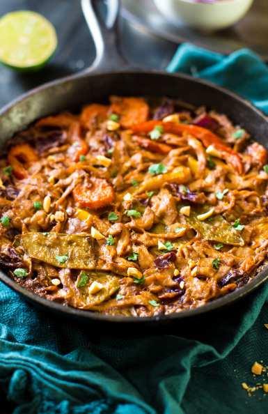serves 4 thai rainbow peanut Baked pasta {low Carb, low Calorie + Gluten Free} Preheat your oven to 350 degrees.