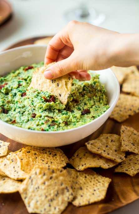 serves 8 HoMeMade HuMMus with kale pesto and tomatoes {Vegan + Gluten Free} PreP time: 15 mins Cook time: 15 mins 1/2 Cup Pine nuts 1 Cup Roughly chopped kale, tightly packed 3/4 Cup Fresh basil,
