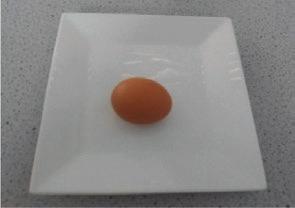 Explore and scientifically investigate the changes that occur when eggs are used as a setting agent. Explain scientifically what happens.