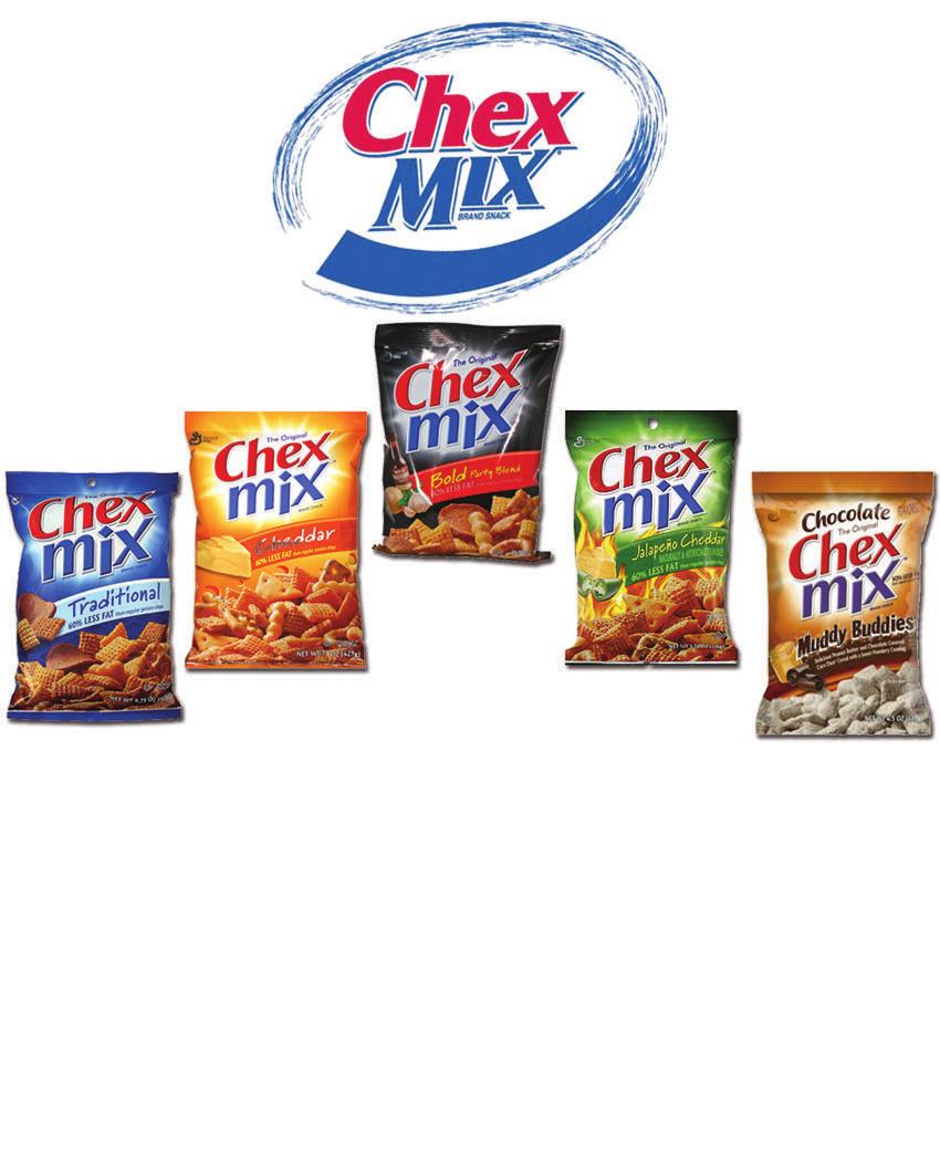 31 % 1 0 0 8 9 0 39 Chex Mix 5 SKU 3.75 oz Combo Includes: 8 Chex Mix Traditional 3.75 oz 8 Chex Mix Cheddar 3.