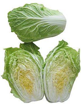 Chinese cabbage - is an elongated plant resembling celery.