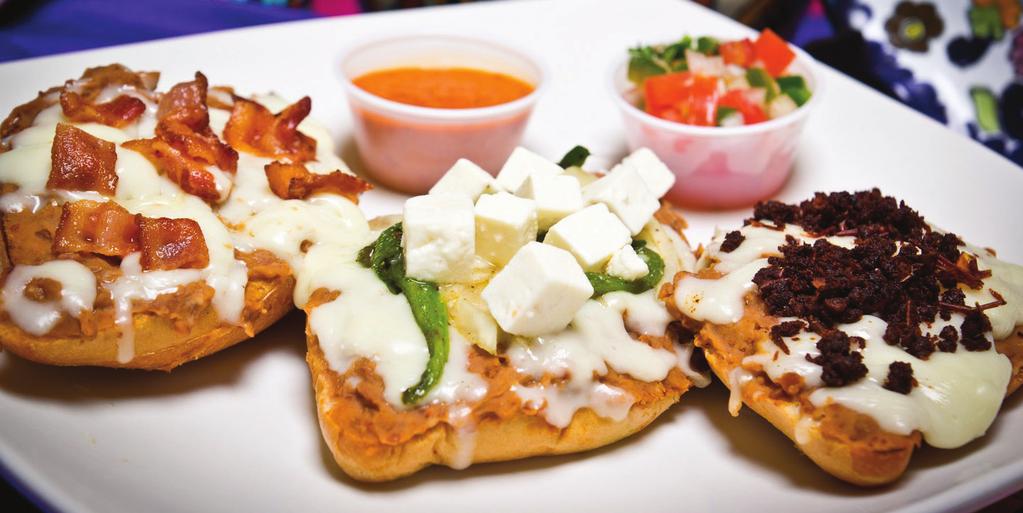 BREAKFAST Chilaquiles Egg Lover Plates All plates are served with papas rancheras, refried beans and handmade flour and corn tortillas. There will be an extra charge for substitutions.