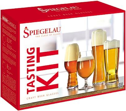tasting Kit Tasting Kit consists of: 1x beer tulip 1x wheat beer 1x lager 1x ipa Make your own beer tasting experience with spiegelau beer Classics!