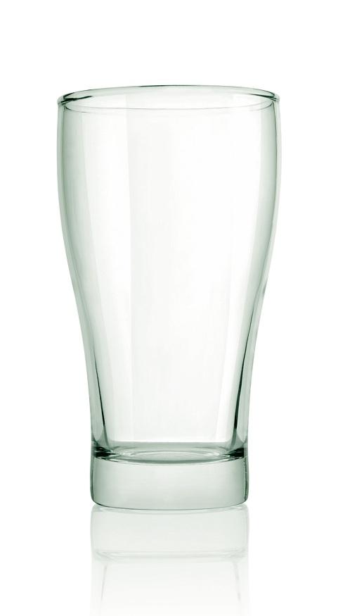 the thick rim of the glass does not deliver the beer to the right regions on the tongue.