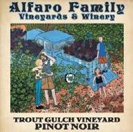 Trout Gulch Vineyard Estate Pinot Noir The Vineyard: Established in 1980, this dry-farmed vineyard is nestled in the Santa Cruz Mountains near the coastal town of Aptos.