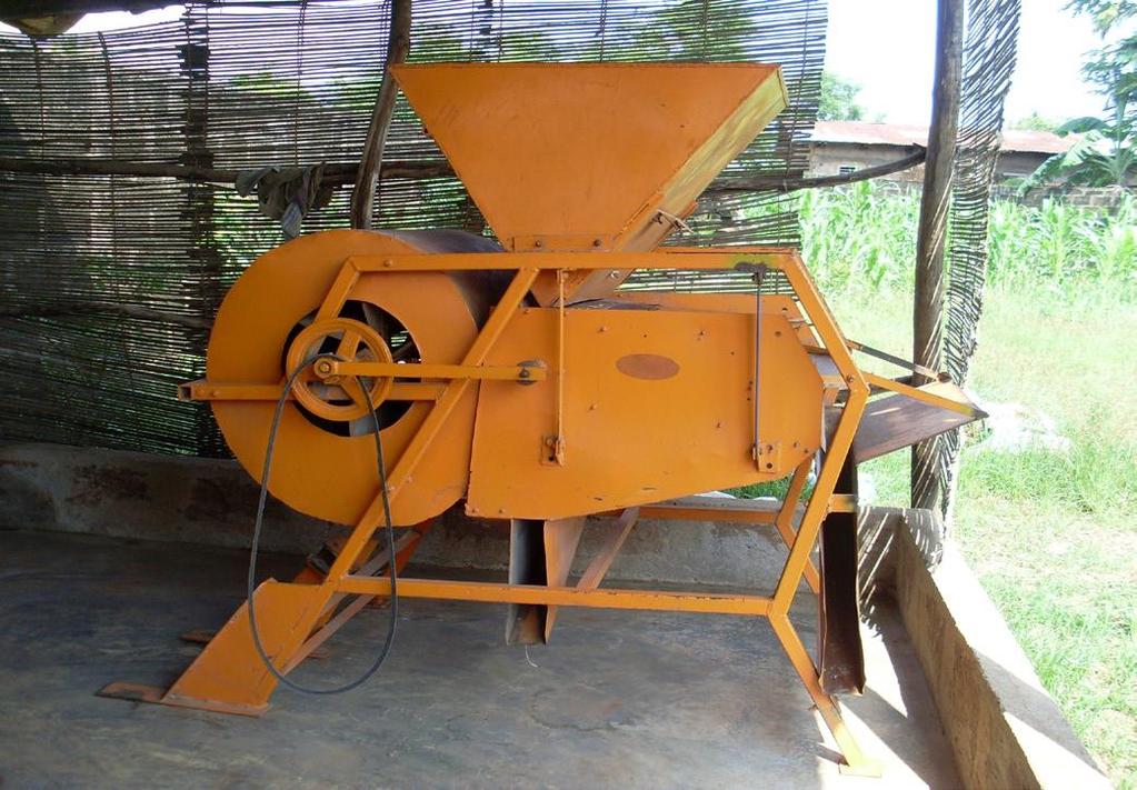 MECHANICAL WINNOWING In mechanical winnowing blowers and cyclones (hand operated and motorised) are available.