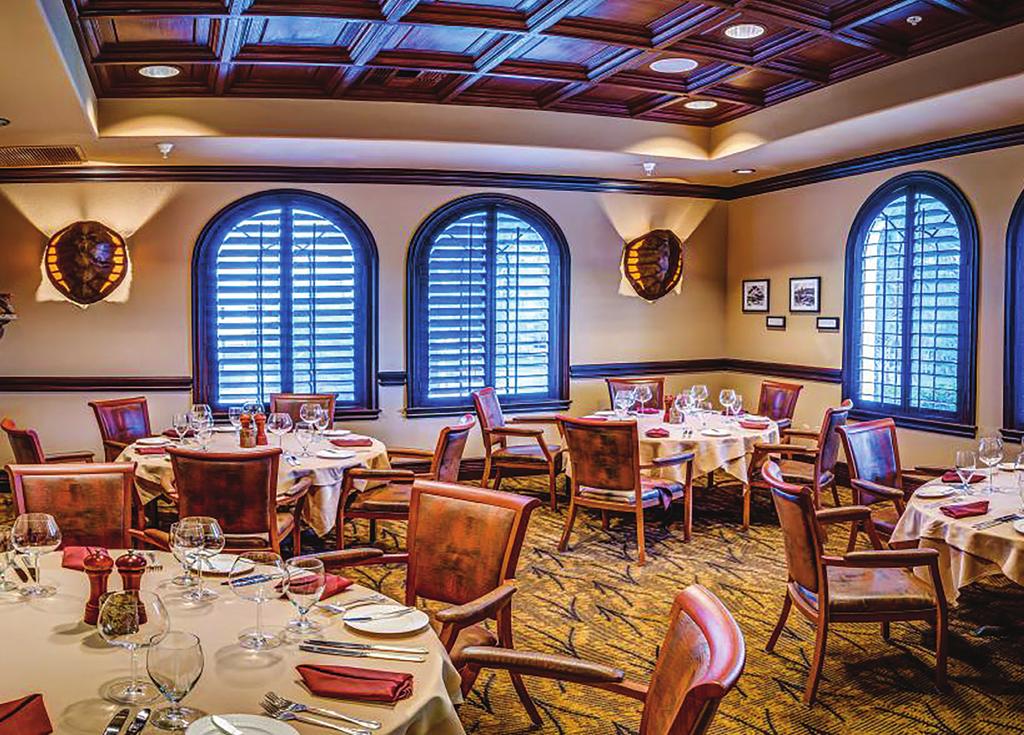Located within a secluded section of Private Dining Room Seating Capacity: 24 the restaurant, the MacIvey