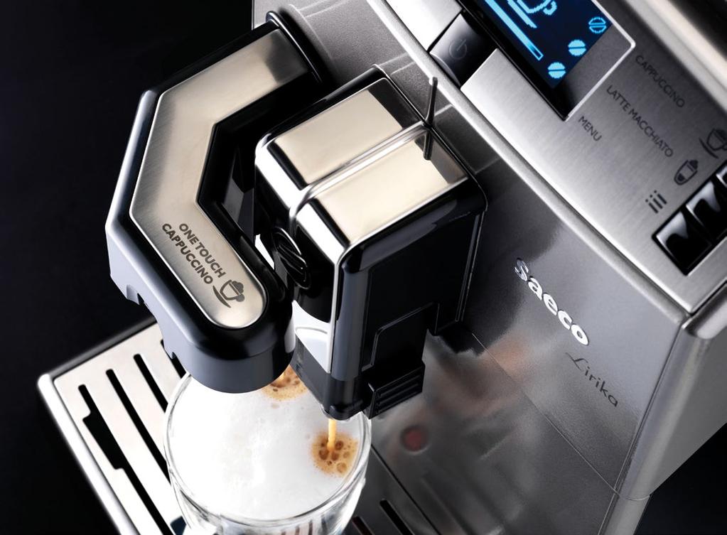 THE BEST CAPPUCCINO WITH ONE TOUCH.