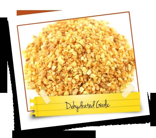 Dehydrated Garlic Dehydrating all of your own spices and herbs not only saves you money but the finished product is fresh and has so much more flavor than what you can buy in the store.