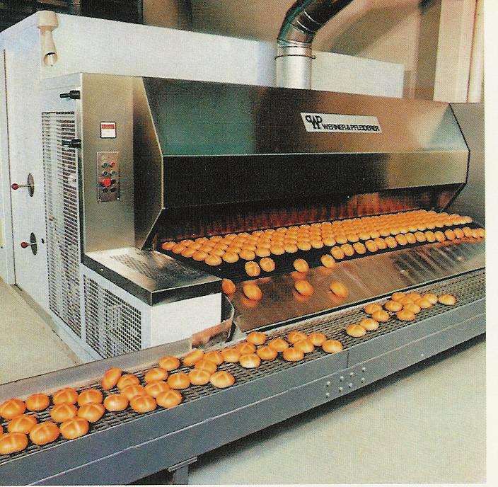 Baking oven modern industrial continuous
