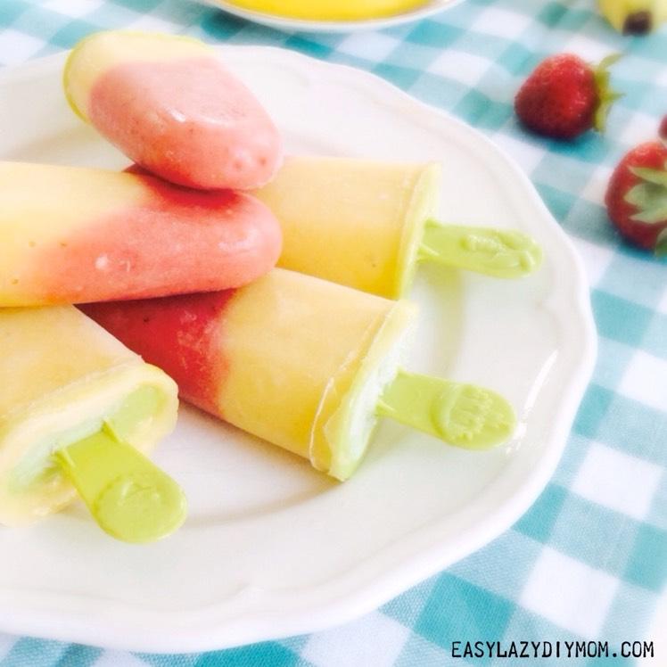 Healthy fruit popsicles These Popsicles are as healthy as it gets, being full packed with fresh fruits, low sugar and gluten free.