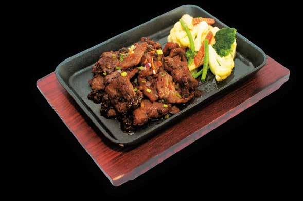 BEEF 20 Stir- fried Beef Slices with Hot Basil Leaf 15.9 21 Stir-fried Beef Slices with Oyster Sauce 15.