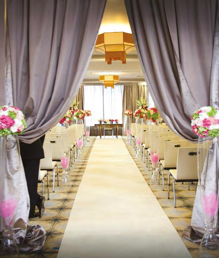 roof? Get ready in one of our opulent rooms or suites before having your ceremony in one of our luxuriously appointed