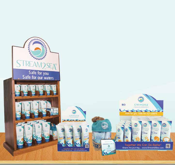 Stream2Sea products are oxybenzone and paraben-free and have been rigorously tested to ensure they are not harmful to fish and other aquatic life.