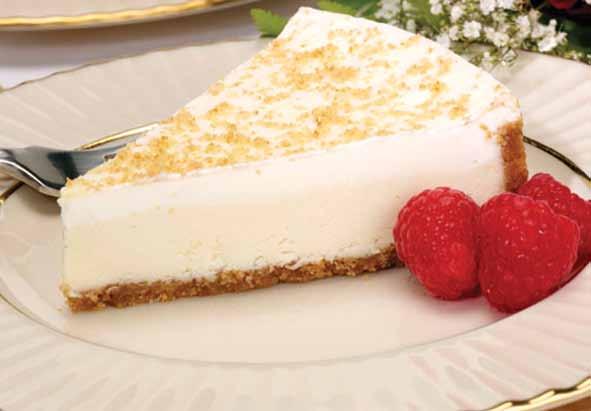 TM Gourmet Cheesecake New York Cheesecake 9101 - $20 Our classic creamy New York Cheesecake nestled in a