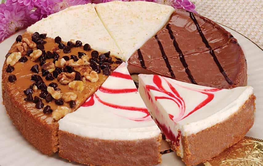 Sampler Cheesecake 9109 - $20 Go for the Ultimate Dessert The Sampler!