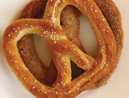 frozen pretzels; salt, cinnamon sugar Pretzel Pockets (Cheese and Pepperoni Filled) A109 - $18 Try our delicious