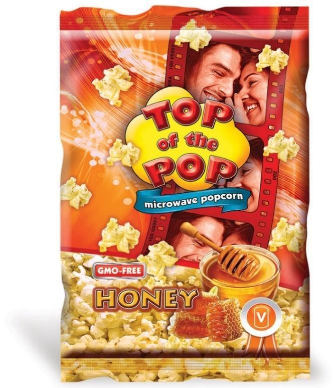 CHOCO AND CARAMEL flavour Ingredients: Popcorn, partially hydrogenated palm oil,