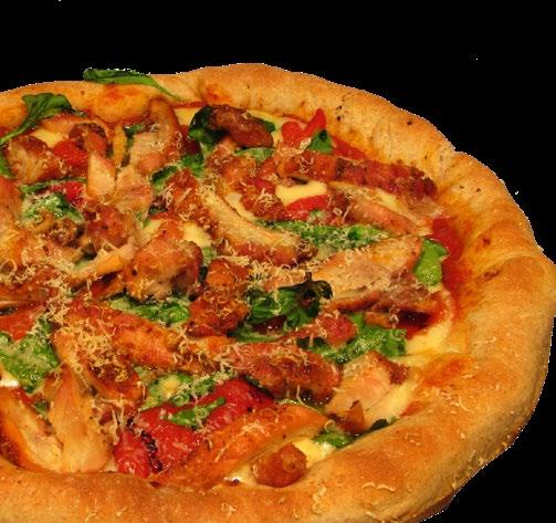 PIZZA ALL OF OUR NEAPOLITAN STYLE THIN CRUST PIZZAS ARE AVAILABLE IN 12 SMALL AND 16 LARGE. ADD YOUR FAVORITE TOPPINGS: Veggie and Cheese small: 1.50 ea. large: 1.75 ea. Beef and Chicken small: 2.