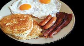 00 (after 10:30- $7.59) No.4- $5.59 one egg, one pancake, one sausage, one strip of bacon & coffee additional egg $1.00 (after 10:30-$7.59) No.5 -$4.