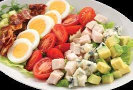 99 our version of a chef salad with white meat turkey only (frame turkey $1.00 additional) (chopped $1 Additional) GARDEN SALAD our garden salad consists of fresh veggies on a bed of mixed greens $5.