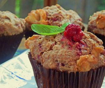 Pumpkin Seed Raspberry Low Carb Muffins Makes 12 muffins Per muffin: Cals 145, Net Carbs 3.