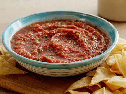 Ingredients: o 1 10 oz. Can Diced Tomatoes with Green Chiles o 1/2 of a 28 oz. Can Whole Tomatoes with Juice o 1/4 C. Fresh Cilantro o 1/8 C.