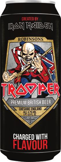 ROBINSON S TROOPER ROB5 8 x 500ml TROOPER takes its name from the Iron Maiden song which is inspired by the famous Charge of the