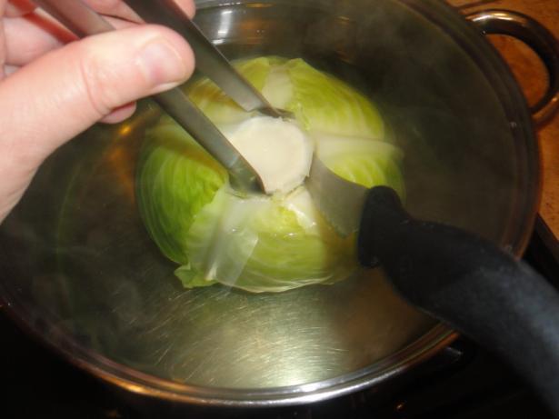 Grab the stem with the tongs for easier hold. If no tongs, use a fork.