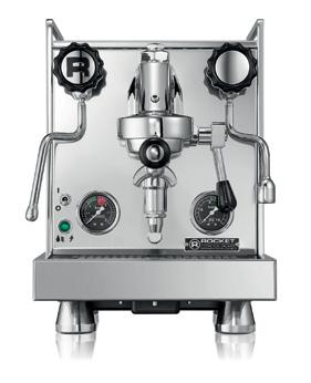 The use of a rotary pump ensures quiet yet robust pump performance and allows the user to have the machine draw water from the internal machine reservoir or alternatively connect the machine directly