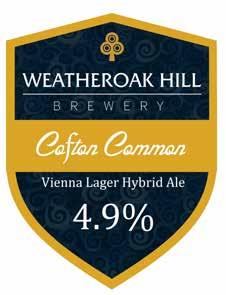 99 Cofton Common is our Hybrid Lager, brewed with