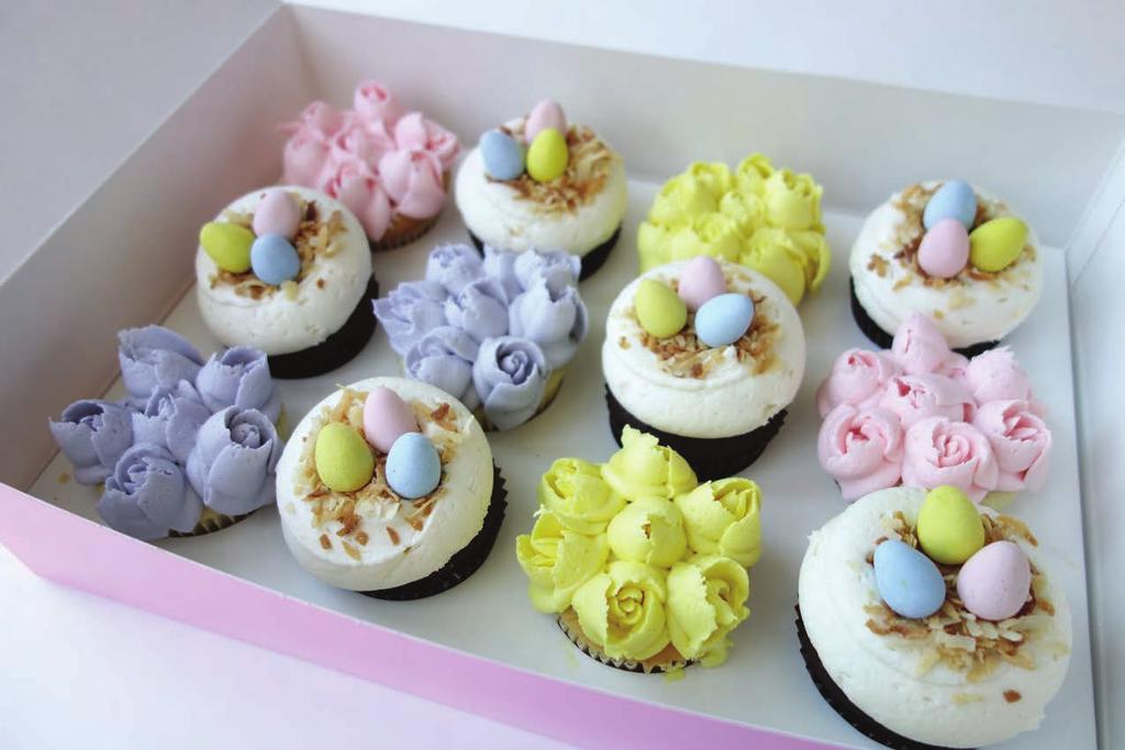 ~ GEORGETOWN CUPC AKE easter celebration dozen ~ GEORGETOWN CUPCAKE S EASTER CELEBRATION DOZEN includes 6 Easter Nest cupcakes (Valrhona chocolate cupcakes lled with dulce de leche caramel and topped