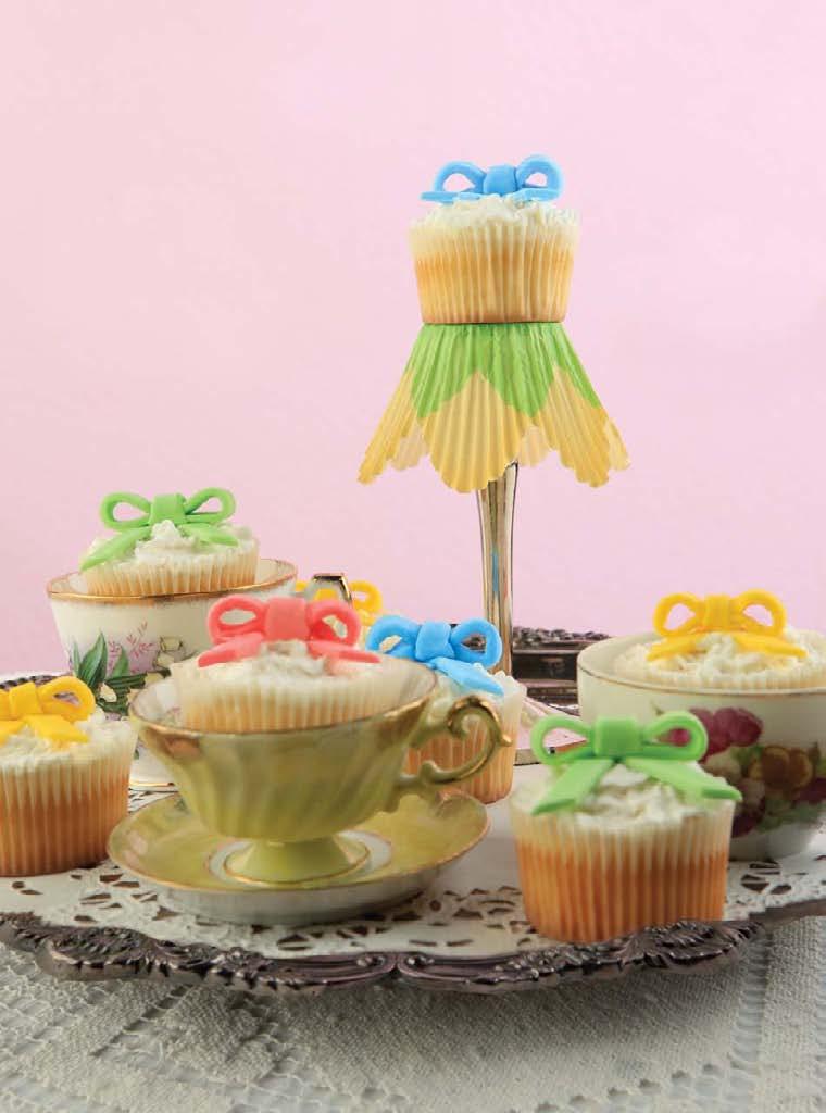 Garden Variety These pretty yet functional scalloped cups are made to hold a standard cupcake think bridal shower or Mother s Day