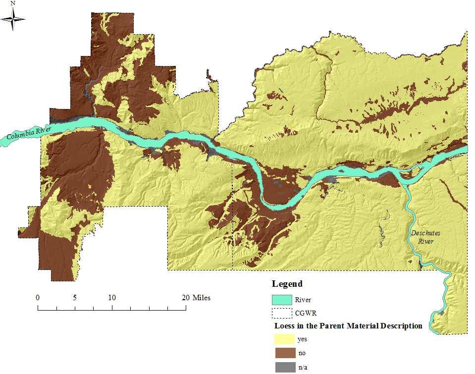 Figure 6.The extent of loess in the CGWR was determined using the soil surveys.