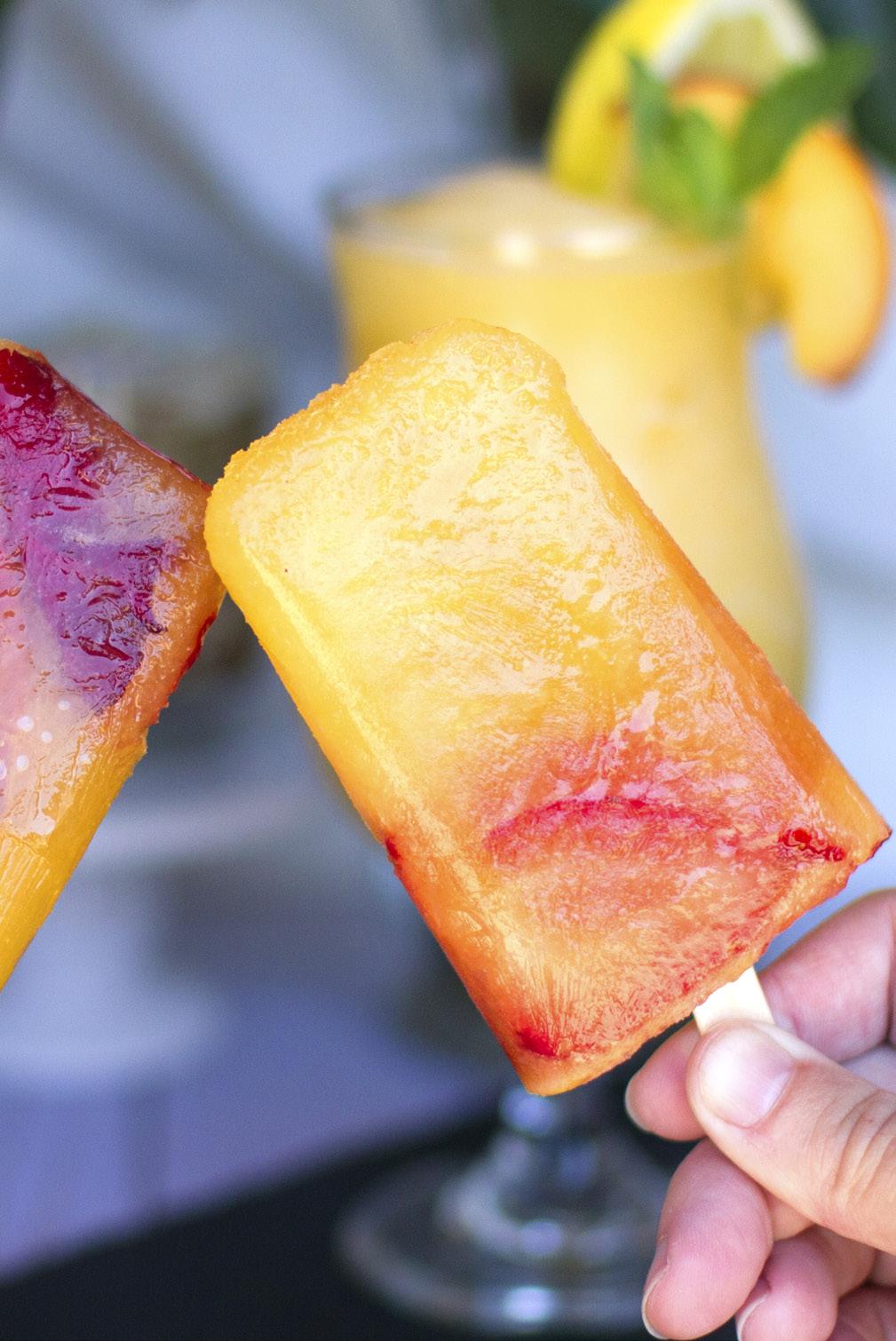Refreshing Frozen Peach Lemonade Popsicles With summer finally here, what s better to cool off with than a frozen lemonade? It s just what the doctor ordered.