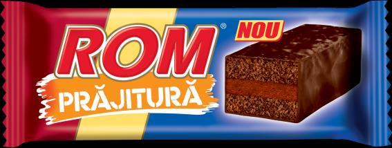 Pastry Strong Romanian sensations! Rom Cake! Authentic Rom is considered by the Romanian consumers as a dynamic, trustworthy brand, as proven by the nominalization as SUPERBAND in 2013*.