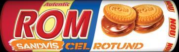 The Rom Sandwich biscuits, with intense cocoa taste and rum cream are the perfect snack, anywhere, anyhow.