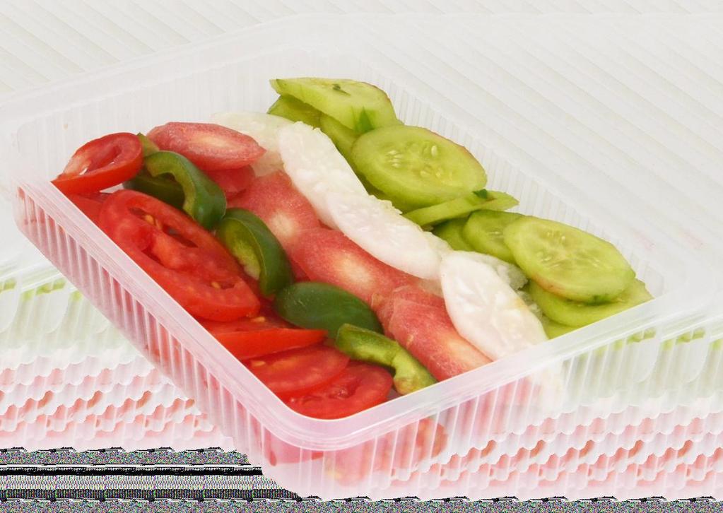 Micro Safe Freeze Safe Multiple sizes available Same lid for all sizes Showcase fresh foods with our rectangle containers.