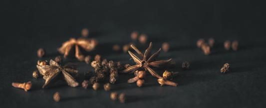 Selection of Ayurvedic Herbs and Spices Cloves Known as