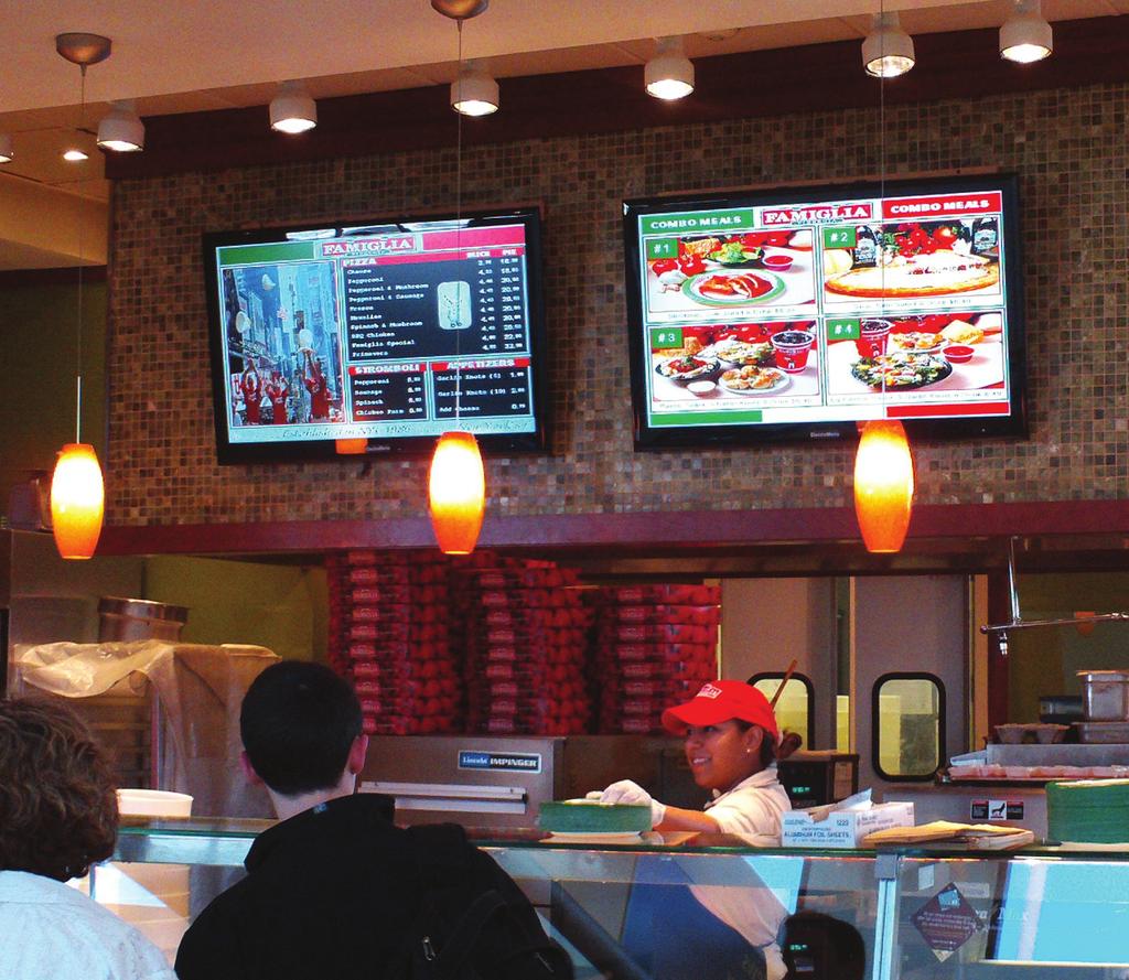 What are Electronic Menu Boards and How Are They Used? When a customer visits a restaurant, what s the first thing that they do? Most likely, their eyes will focus on the menu.