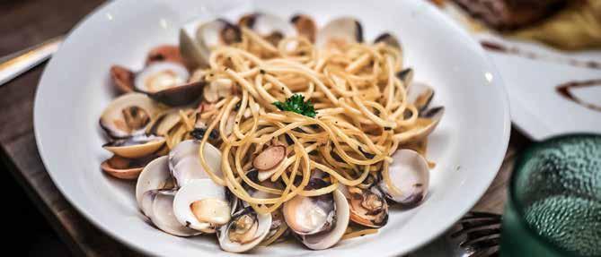 PASTA Vongole Linguine Seafood Aglio Olio Spaghetti 18.
