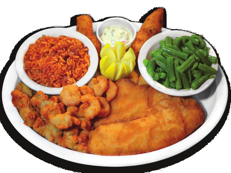 Tender jewels of the sea hand breaded fresh and fried perfectly. 15.95 Select Gulf Oysters, Plump, Fresh and Delicious, hand-breaded fresh daily and fried crispy. 15.95 2.79 2.99 2.79 3.59 2.