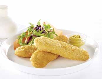 200 pts ctn Chicken Tenders 7 Varieties Product Benefits Made with 100% Australian Chicken Gluten Free option available A variety of flavours Easy to prepare Ideal for all locations Quick &