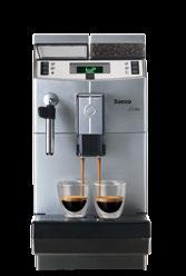 One-Touch cappuccino 2 coffee cups simultaneously Hot water / steam wand Double pump, double boiler Milk from steam